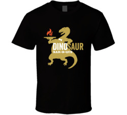 Dinosaur Bar-b-q Bbq The Bronx New York Ny Restaurant Logo T Shirt