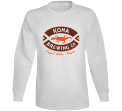 Kona Beer Hawaii Signature Alcohol Long Sleeve T Shirt