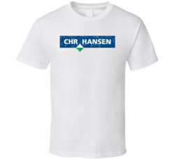 Chr Hansen Cool Popular Food Drink Restaurant Brand Logo Gift T Shirt