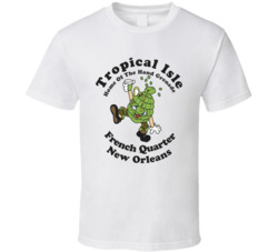 Tropical Isle New Orleans Restaurant Logo T Shirt