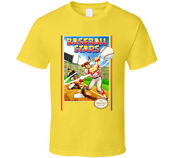 Baseball Stars Video Game Cover T Shirt Baseball Stars Video Game Cover T Shirt