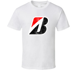 Bridgestone Logo Distressed T Shirt Bridgestone Logo Distressed T Shirt