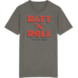 Rat N Roll Tour 1984 Distressed Vintage T Shirt