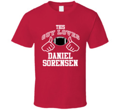 This Guy Loves Daniel Sorensen Kansas City Football Fan Sports T Shirt This Guy Loves Daniel Sorensen Kansas City Football Fan Sports T Shirt