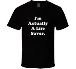Life Saver Actually Funny Halloween Costume T Shirt Life Saver Actually Funny Halloween Costume T Shirt