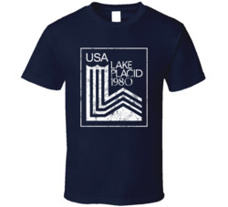 Usa Lake Placid Retro Distressed T Shirt Usa Lake Placid Retro Distressed T Shirt