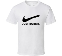 Just Bobbit 90s Lorena Bobbit Nike Parody Cool T Shirt Just Bobbit 90s Lorena Bobbit Nike Parody Cool T Shirt