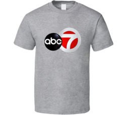Abc 7 Tv Channel Cool Television Station Logo T Shirt Abc 7 Tv Channel Cool Television Station Logo T Shirt