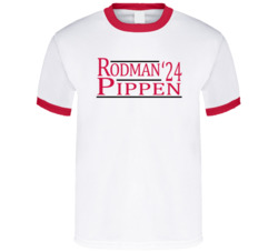 Dennis Rodman Scottie Pippen For President '24 Chicago Basketball T Sh Dennis Rodman Scottie Pippen For President '24 Chicago Basketball T Sh