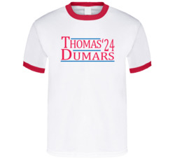 Isiah Thomas Joe Dumars For President '24 Detroit Basketball T Shirt Isiah Thomas Joe Dumars For President '24 Detroit Basketball T Shirt
