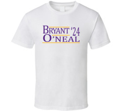 Kobe Bryant Shaquille O'neal For President '24 Los Angeles L Basketbal Kobe Bryant Shaquille O'neal For President '24 Los Angeles L Basketbal
