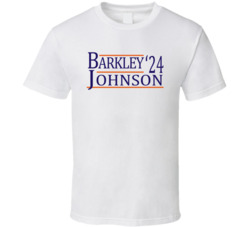 Charles Barkley Kevin Johnson For President '24 Phoenix Basketball T S Charles Barkley Kevin Johnson For President '24 Phoenix Basketball T S