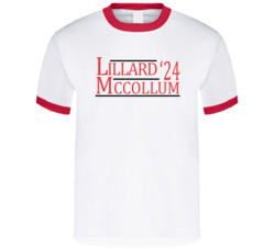 Damian Lillard Cj Mccollum For President '24 Portland Basketball T Shi Damian Lillard Cj Mccollum For President '24 Portland Basketball T Shi