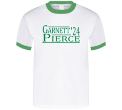 Kevin Garnett Paul Pierce For President '24 Boston Basketball T Shirt Kevin Garnett Paul Pierce For President '24 Boston Basketball T Shirt