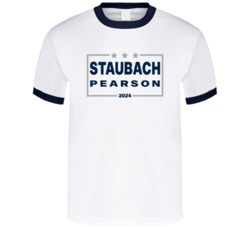 Roger Staubach Drew Pearson For President 2024 Dallas Football T Shirt