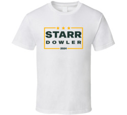 Bart Starr Boyd Dowler For President 2024 Green Bay Football T Shirt