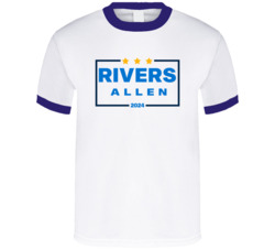 Philip Rivers Keenan Allen For President 2024 Los Angeles C Football T