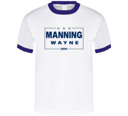 Peyton Manning Reggie Wayne For President 2024 Indianapolis Football T