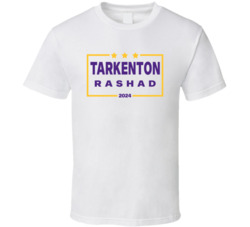 Fran Tarkenton Ahmad Rashad For President 2024 Minnesota Football T Sh