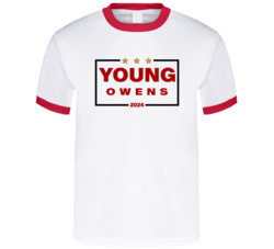 Steve Young Terrell Owens For President 2024 San Francisco Football T Steve Young Terrell Owens For President 2024 San Francisco Football T