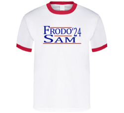Frodo And Sam For President '24 The Lord Of The Rings T Shirt Frodo And Sam For President '24 The Lord Of The Rings T Shirt