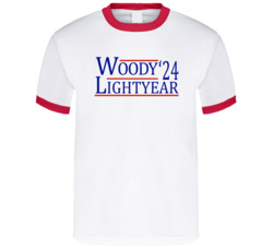 Woody And Buzz Lightyear For President '24 Toy Story T Shirt Woody And Buzz Lightyear For President '24 Toy Story T Shirt