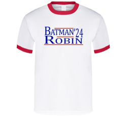 Batman And Robin For President '24 Batman Movies T Shirt Batman And Robin For President '24 Batman Movies T Shirt