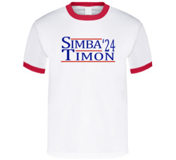 Simba And Timon For President '24 The Lion King T Shirt Simba And Timon For President '24 The Lion King T Shirt
