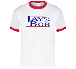 Jay And Bob For President '24 Jay And Silent Bob Strike Back T Shirt Jay And Bob For President '24 Jay And Silent Bob Strike Back T Shirt