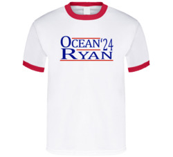 Danny Ocean And Rusty Ryan For President '24 Ocean's 12 T Shirt Danny Ocean And Rusty Ryan For President '24 Ocean's 12 T Shirt