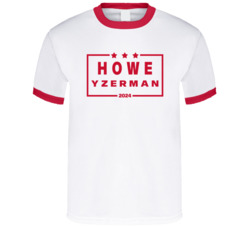 Gordie Howe Steve Yzerman For President 2024 Detroit Hockey T Shirt Gordie Howe Steve Yzerman For President 2024 Detroit Hockey T Shirt