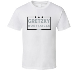 Wayne Gretzky Luc Robitaille For President 2024 Los Angeles Hockey T S Wayne Gretzky Luc Robitaille For President 2024 Los Angeles Hockey T S