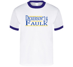 Eric Dickerson Marshall Faulk For President '24 Los Angeles R Football