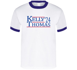 Jim Kelly Thurman Thomas For President '24 Buffalo Football T Shirt