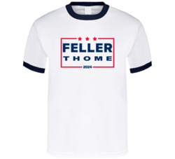Bob Feller Jim Thome For President 2024 Cleveland Baseball T Shirt