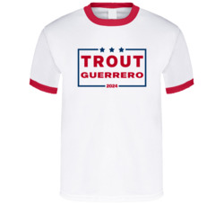 Mike Trout Vladimir Guerrero For President 2024 Los Angeles A Baseball