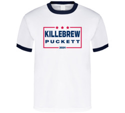 Harmon Killebrew Kirby Puckett For President 2024 Minnesota Baseball T