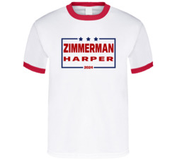 Ryan Zimmerman Bryce Harper For President 2024 Washington Baseball T S