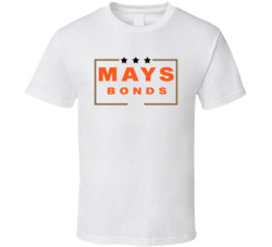 Willie Mays Barry Bonds For President 2024 San Francisco Baseball T Sh