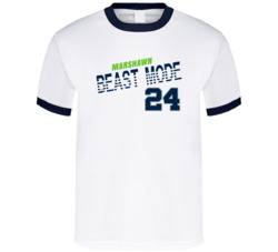 Marshawn Lynch 24 Beast Mode Favorite Player Football T Shirt