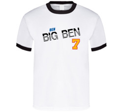 Ben Roethlisberger 7 Big Ben Favorite Player Football T Shirt