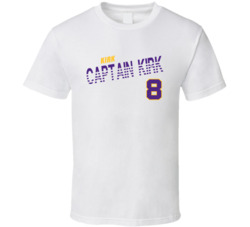 Kirk Cousins 8 Captain Kirk Favorite Player Football T Shirt