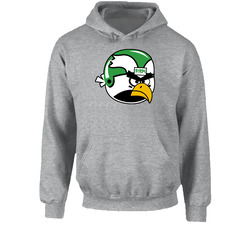 Angry Birds Philly Philadelphia Football Eagle Hoodie Angry Birds Philly Philadelphia Football Eagle Hoodie