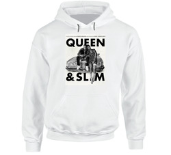 Queen And Slim Popular Romantic Drama Movie Distressed Look Hoodie Queen And Slim Popular Romantic Drama Movie Distressed Look Hoodie