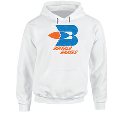 Buffalo Braves Basketball Retro Throwback Logo Worn Look Fan Hoodie Buffalo Braves Basketball Retro Throwback Logo Worn Look Fan Hoodie