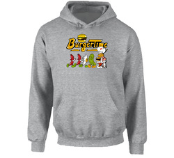 Burger Time Art Work 80s Video Game Fan Hoodie Burger Time Art Work 80s Video Game Fan Hoodie