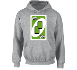 Draw Two 2 Green Uno Card Game Fan Halloween Fancy Dress Hoodie Draw Two 2 Green Uno Card Game Fan Halloween Fancy Dress Hoodie
