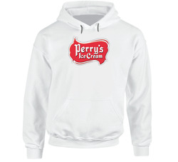 Perry's Best Ice Cream Brand Dessert Treat Logo Hoodie Perry's Best Ice Cream Brand Dessert Treat Logo Hoodie