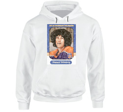 Happy Gilmore Hockey Afro Trading Card Distressed Look Trading Card Hoodie Happy Gilmore Hockey Afro Trading Card Distressed Look Trading Card Hoodie