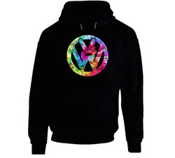 Peace Sign Volkswagen Logo Mashup Hippie Road Trip Style Hoodie Peace Sign Volkswagen Logo Mashup Hippie Road Trip Style Hoodie